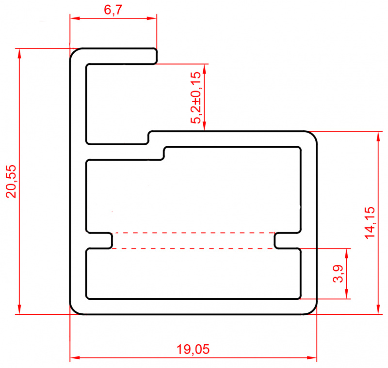 Профиль рамочный
