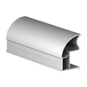 Профиль асимметричный вертикальный для раздвижной двери 16 мм. ДСтП 